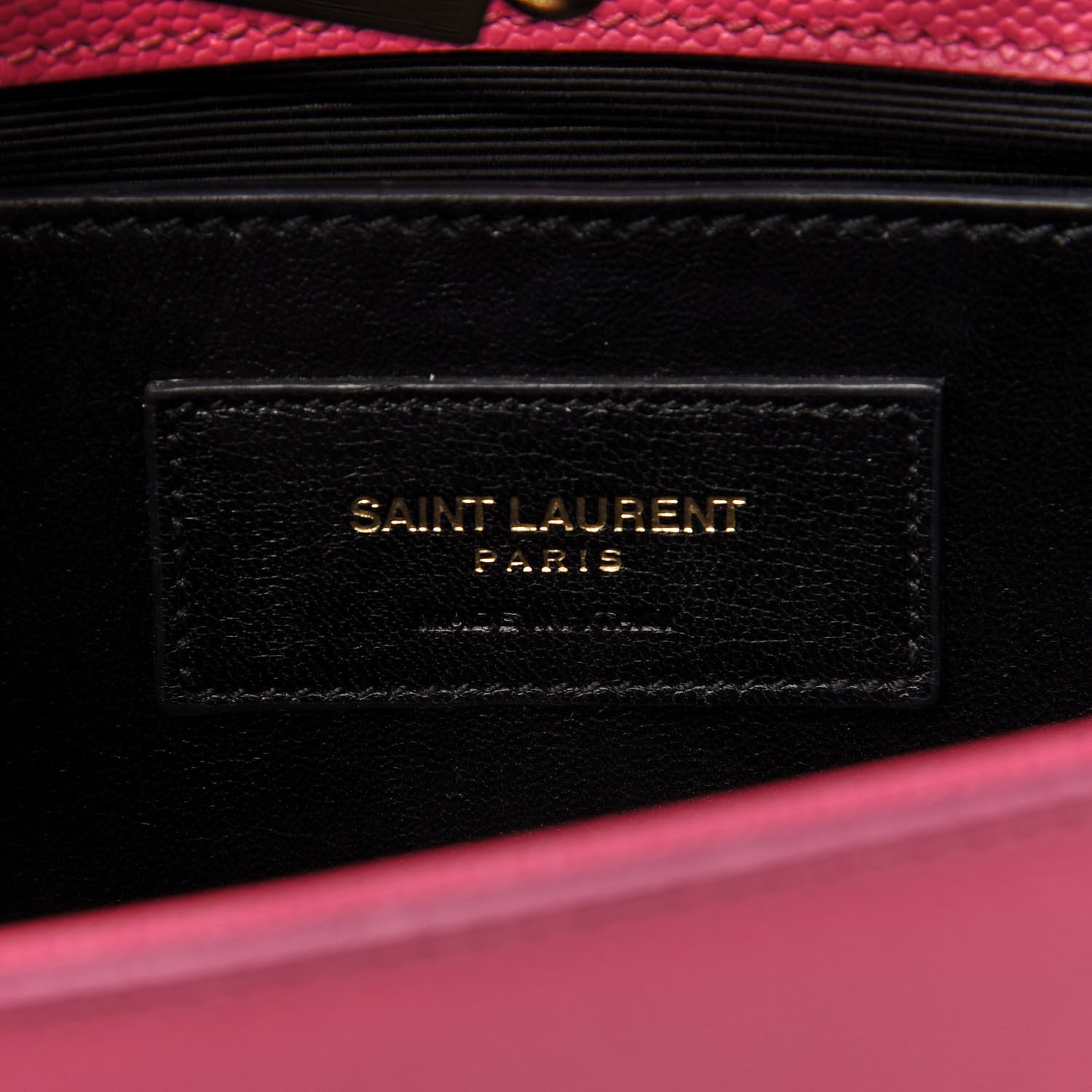 Saint Laurent Grain De Poudre Small Monogram Kate Satchel Bubblegum 9 of 9