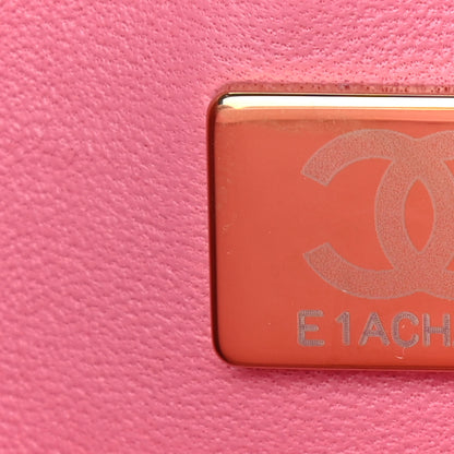 Chanel Lambskin Quilted Small Double Flap Pink 6 of 9