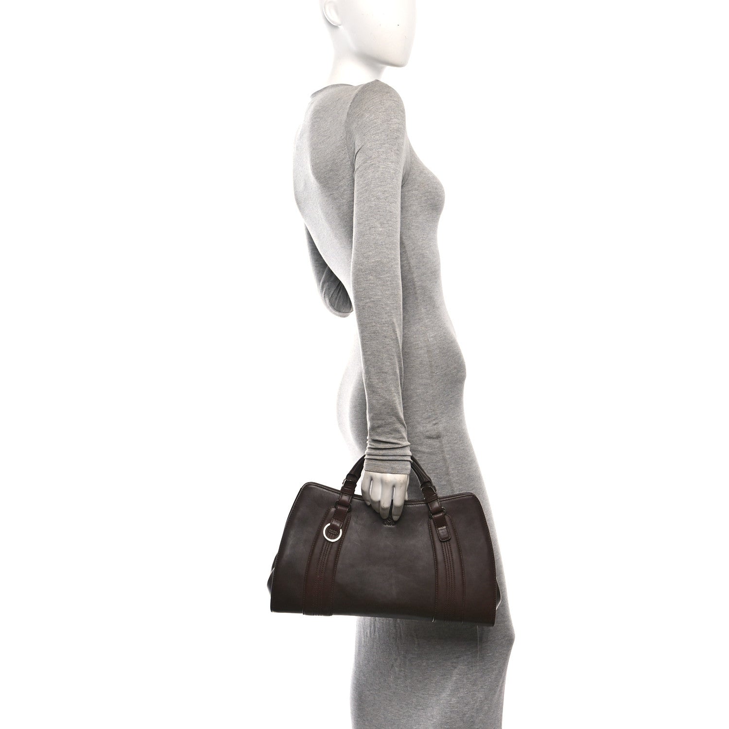 Loewe Nappa Anagram Bag Brown 2 of 9