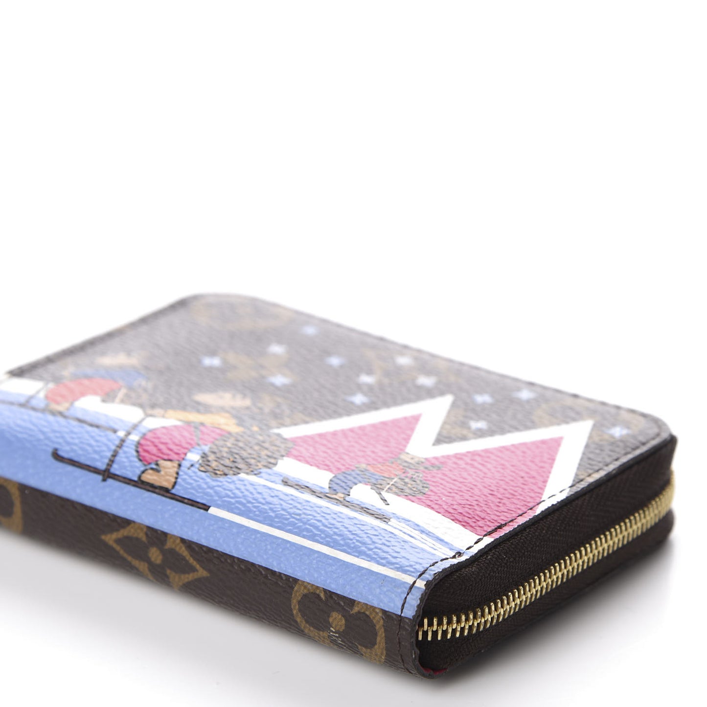 Monogram 2018 Christmas Animation Zippy Coin Purse