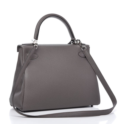 Hermes Togo Kelly Retourne 28 Etain 3 of 11