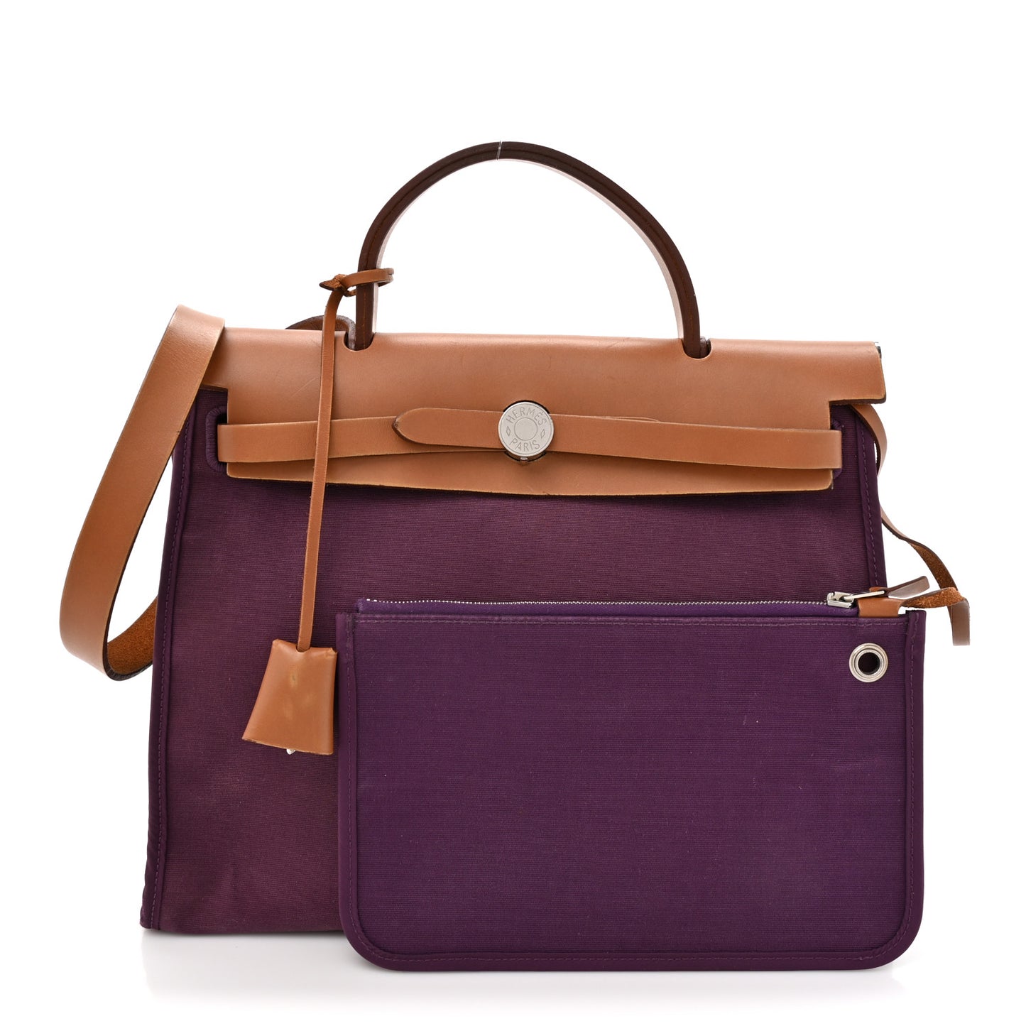 Toile Vache Hunter Herbag Zip 31 PM Cassis Fauve