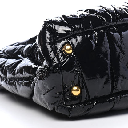 Miu Miu Patent Matelasse Shoulder Bag Black 8 of 9