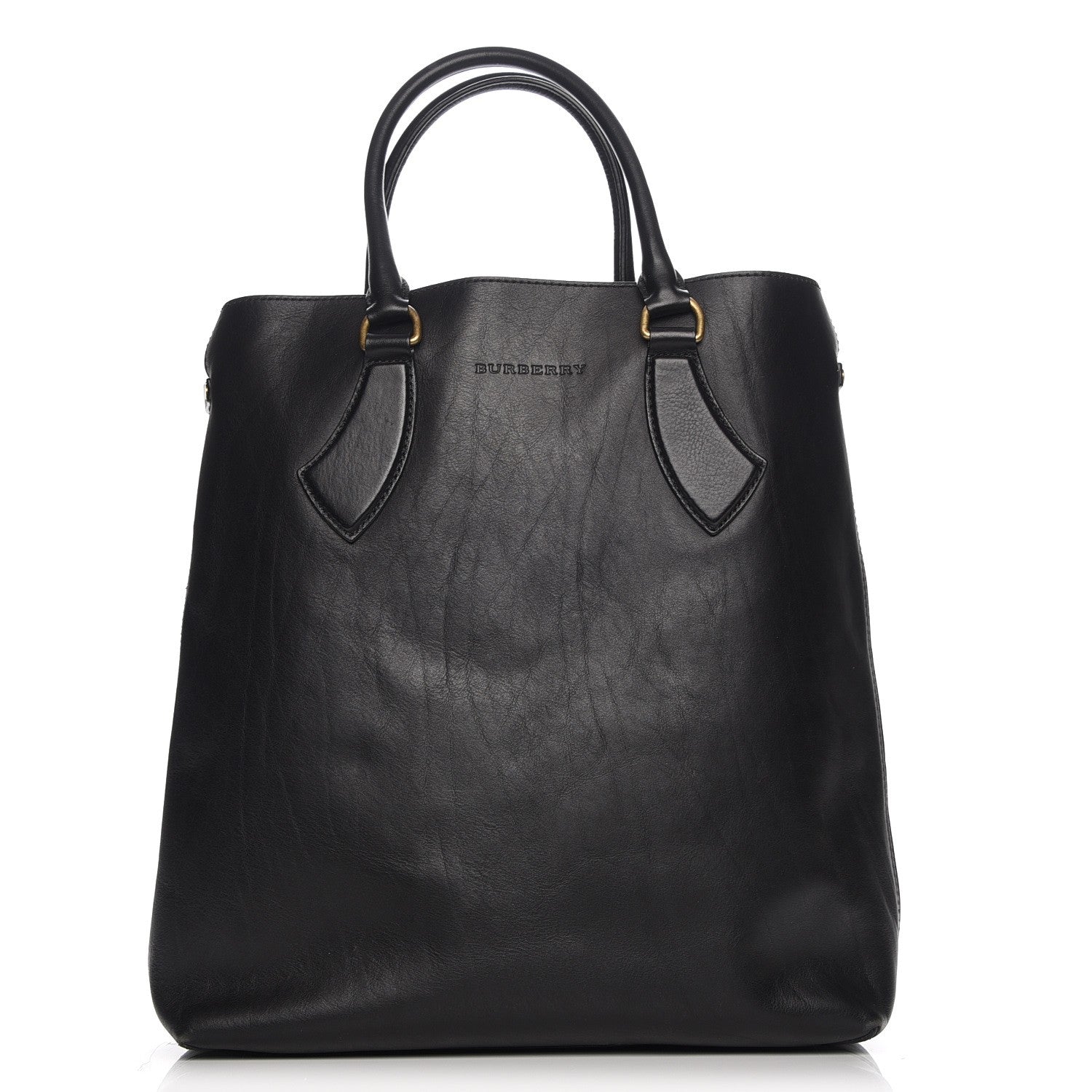 Burberry Calfskin Small Mens Tote Black 1 of 10