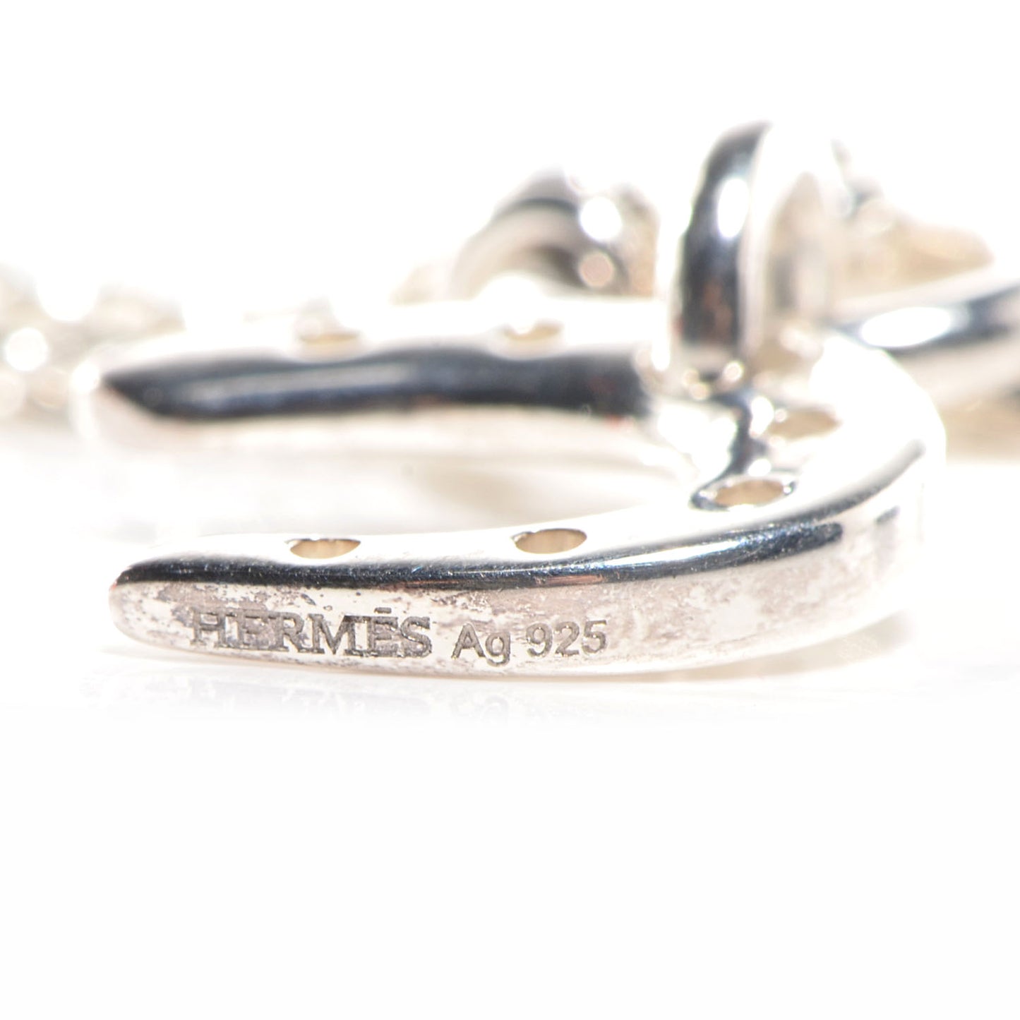 Sterling Silver Horseshoe Toggle Necklace