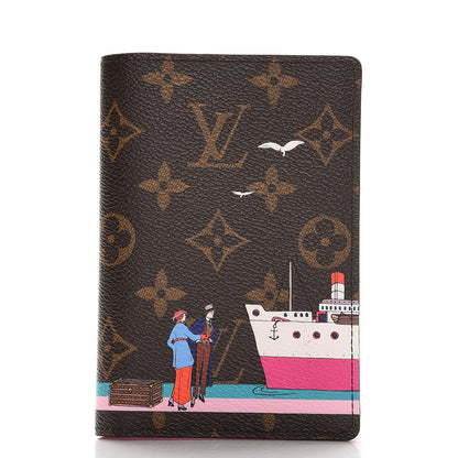 Louis Vuitton Monogram 2016 Christmas Animation Passport Cover Rose Ballerine 1 of 6