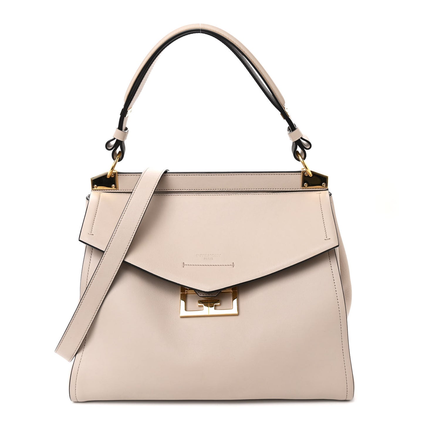 Calfskin Medium Mystic Shoulder Bag Natural