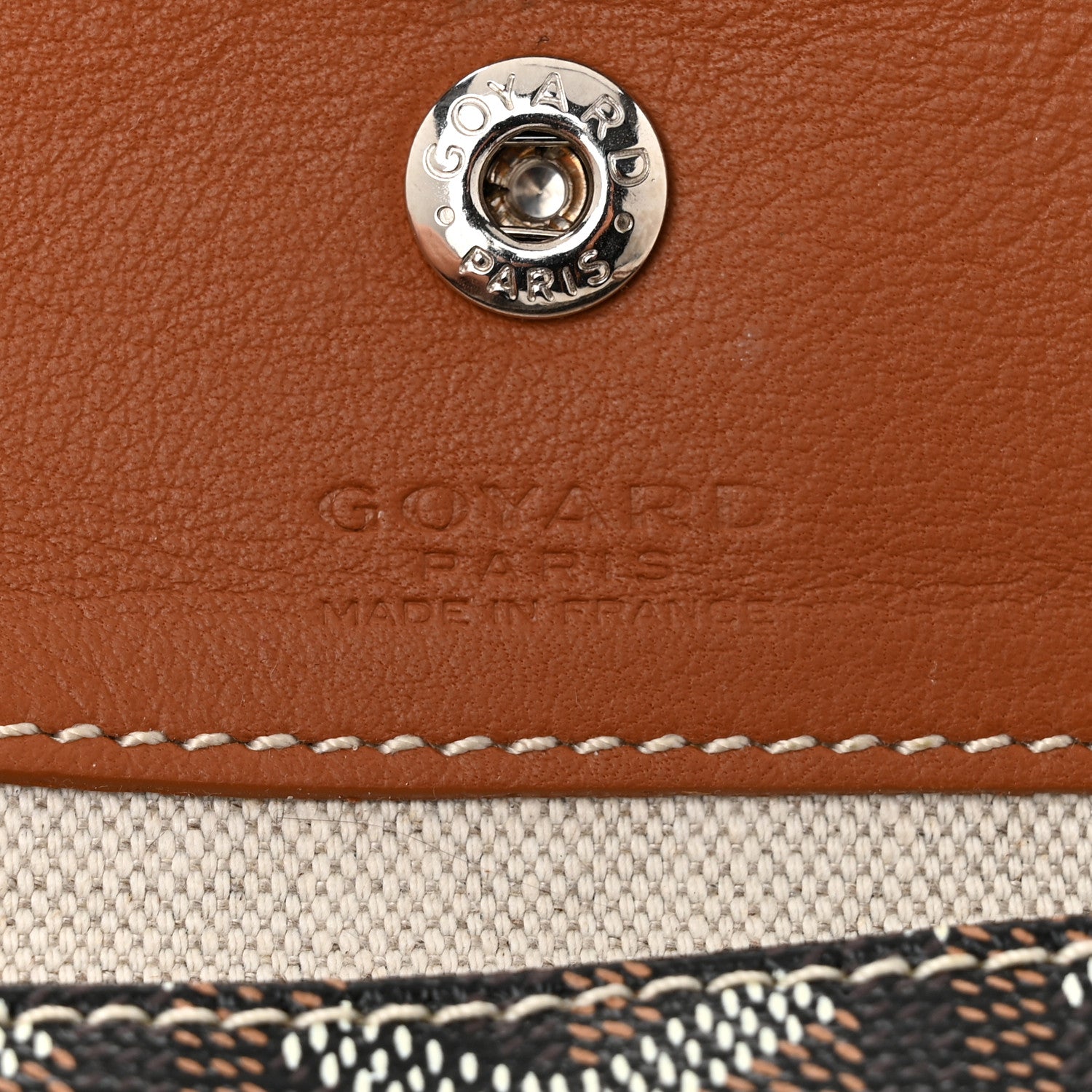 Goyard Goyardine Reversible Mini Anjou Black Gold 10 of 18