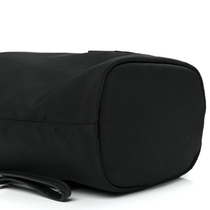 Prada Re-Nylon Saffiano Bucket Wristlet Black 12 of 13