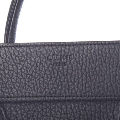 Celine Bullhide Calfskin Medium Phantom Luggage Navy Blue 7 of 10