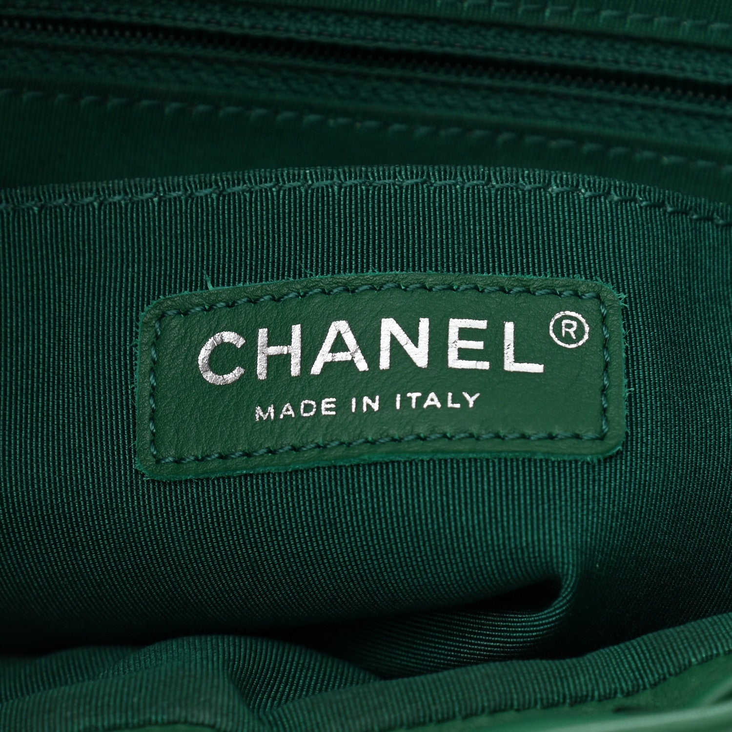 Chanel Lambskin Chevron Quilted Small Urban Spirit Backpack Green 6 of 10