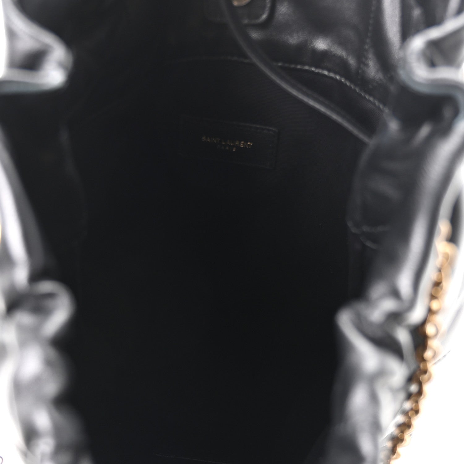 Saint Laurent Lambskin Matelasse Monogram Medium Jamie 4.3 Pochon Black 6 of 11