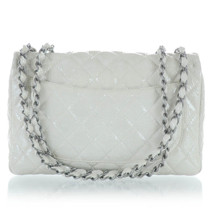 Chanel Crackled Patent Jumbo Flap 3 of 12