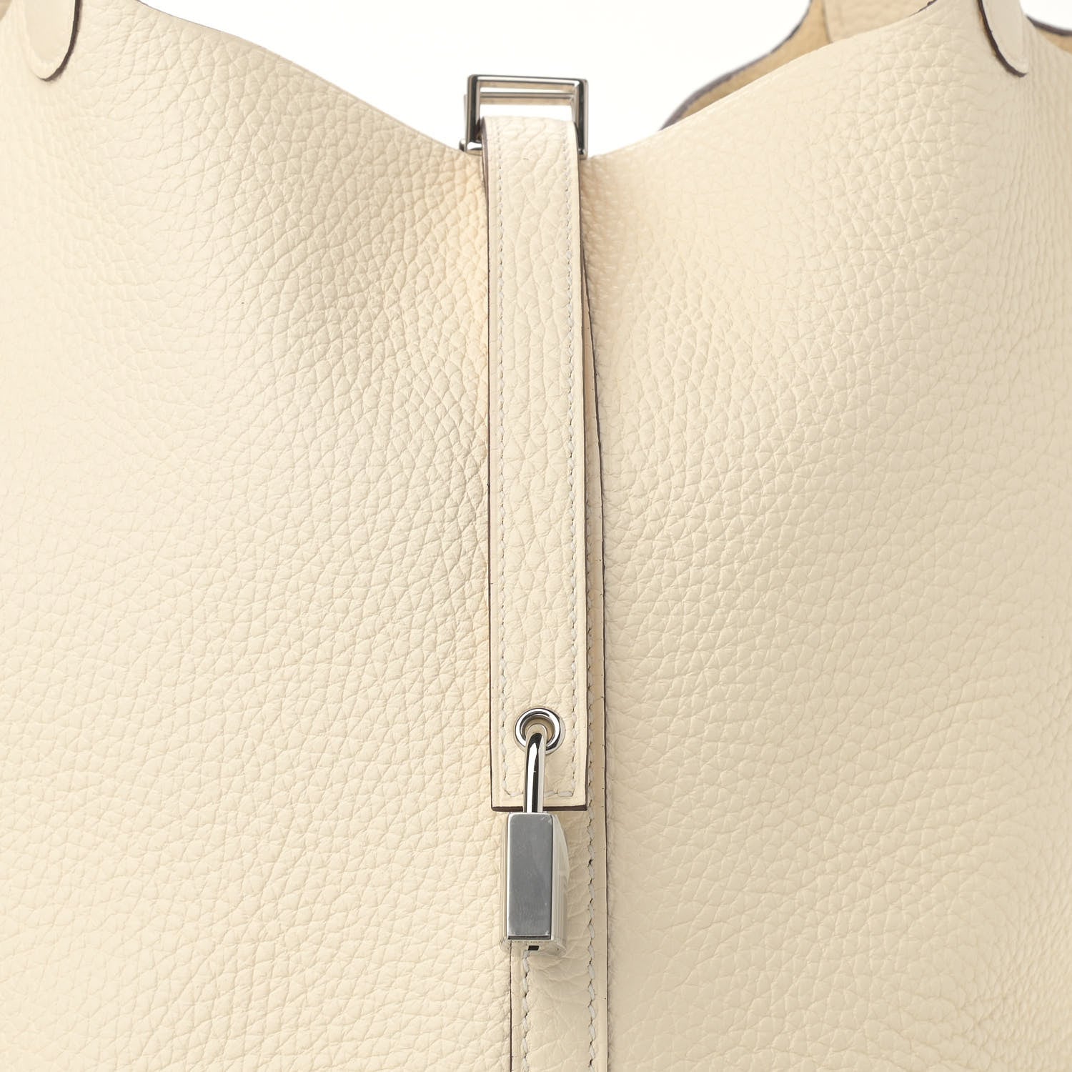Hermes Taurillon Clemence Picotin Lock 22 MM Nata 8 of 10