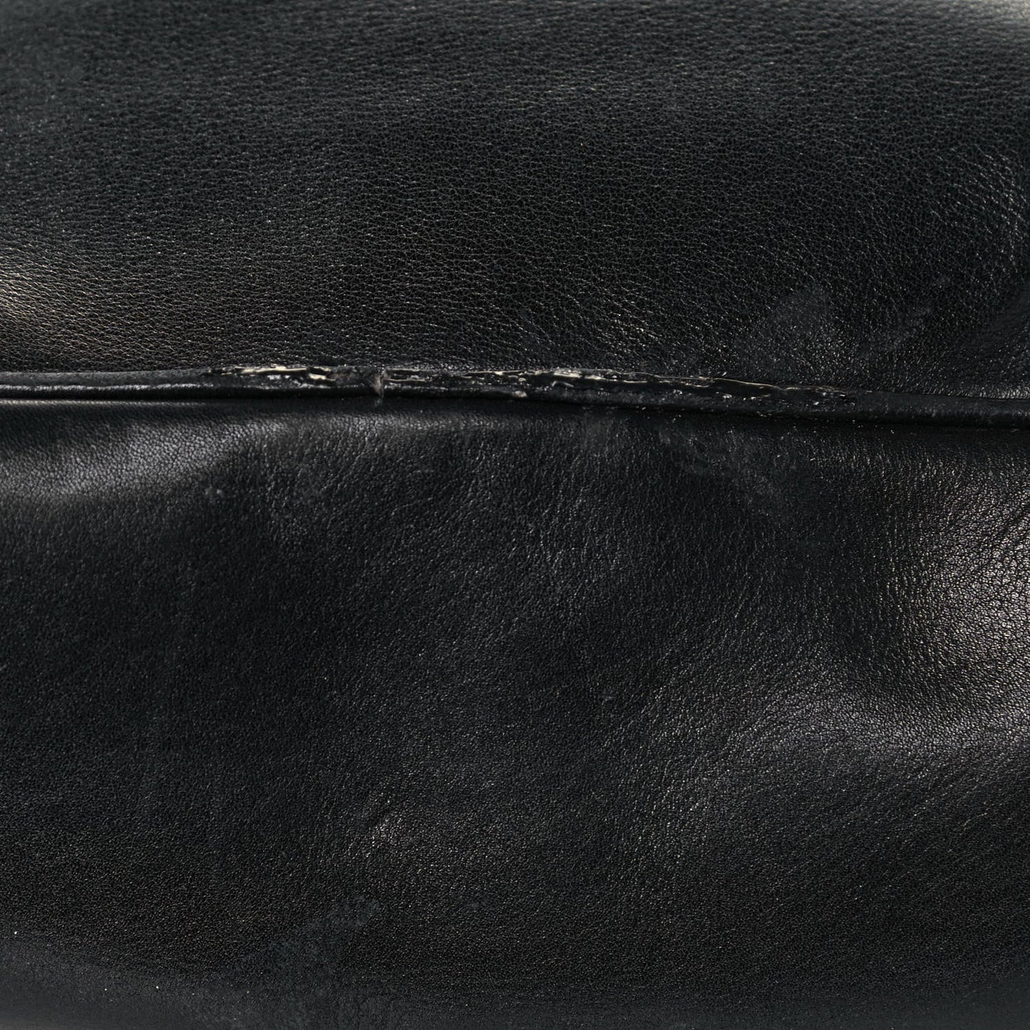 Calfskin Bamboo Backpack Black