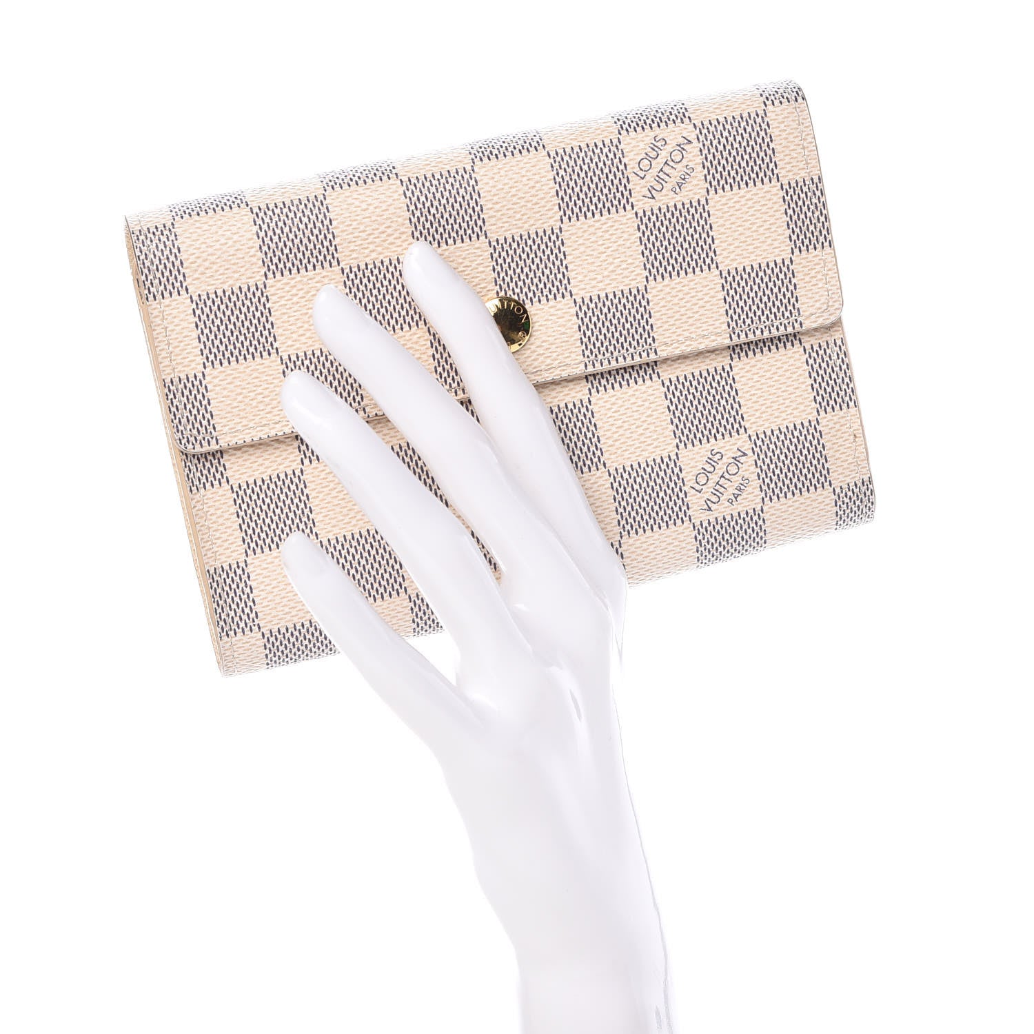 Louis Vuitton Damier Azur Alexandra Wallet 2 of 10