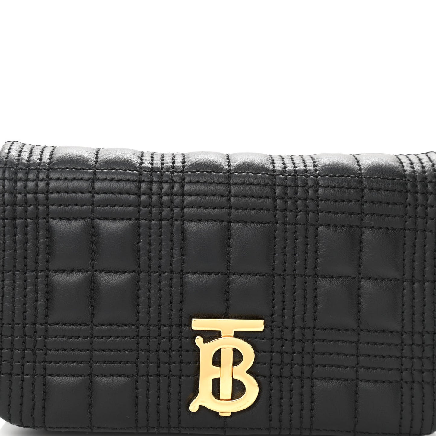 Lambskin Quilted Lola Bum Bag Black