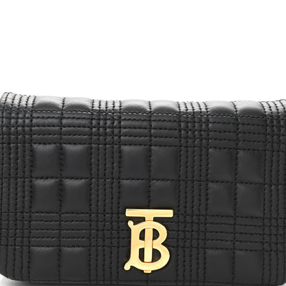 Burberry Lambskin Quilted Lola Bum Bag Black 8 of 11