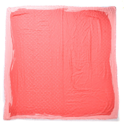 Louis Vuitton Silk Monogram Arty Shawl Pink 1 of 7