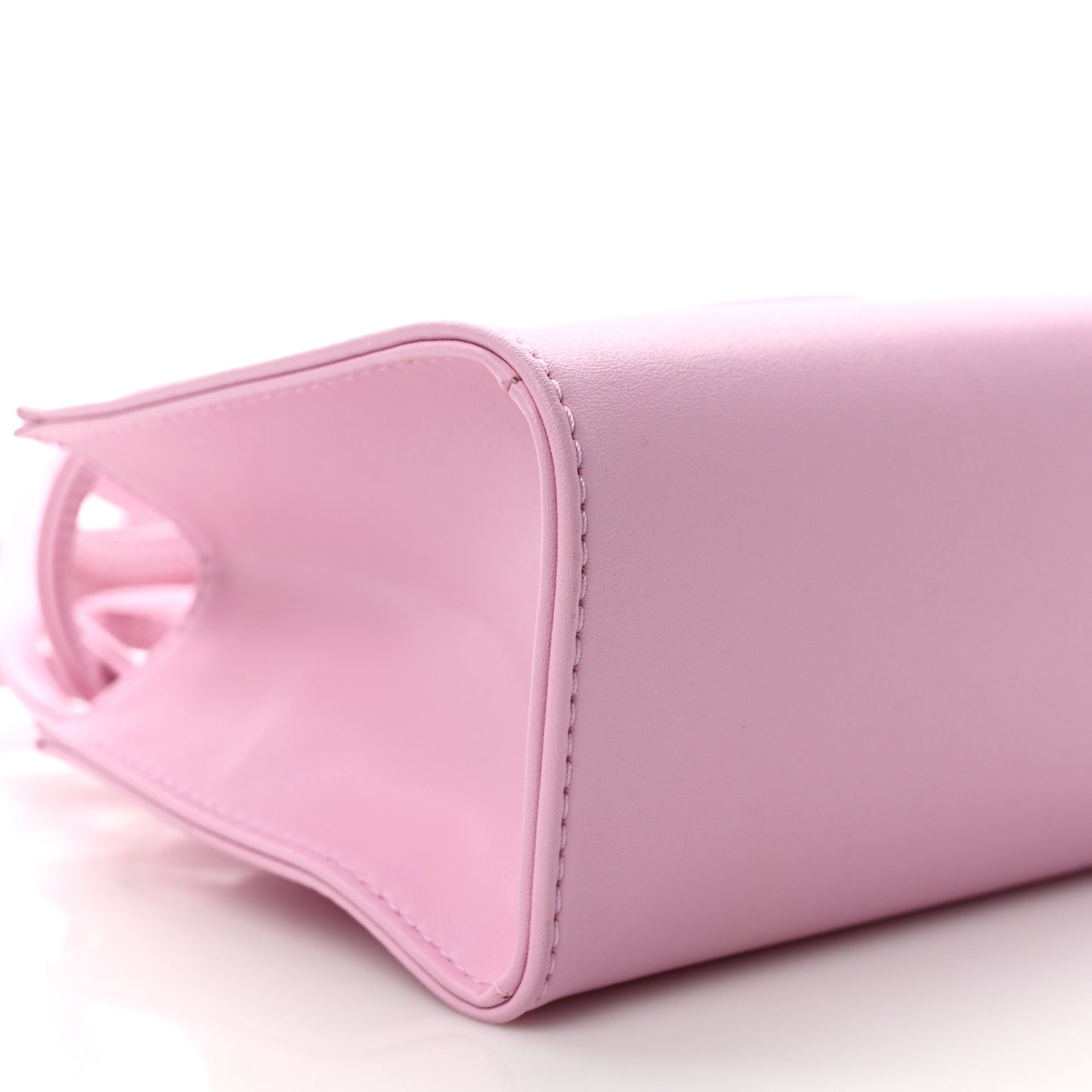 Vegan Leather Small Shopping Bag Bubblegum