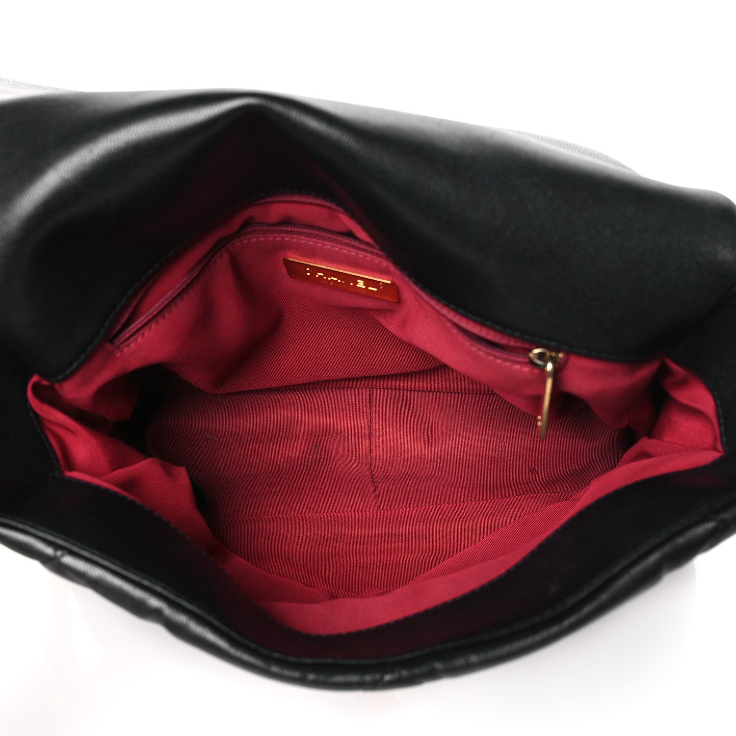 Chanel Goatskin Quilted Large Chanel 19 Flap Black 5 of 9