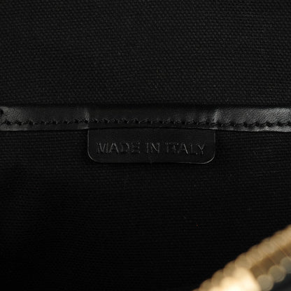 Burberry Bridle Calfskin House Check Small Orchard Bowling Bag Black 8 of 9