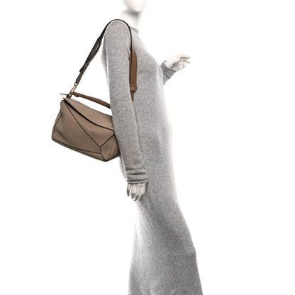 Loewe Grained Calfskin Medium Puzzle Bag Sand Mink 2 of 10