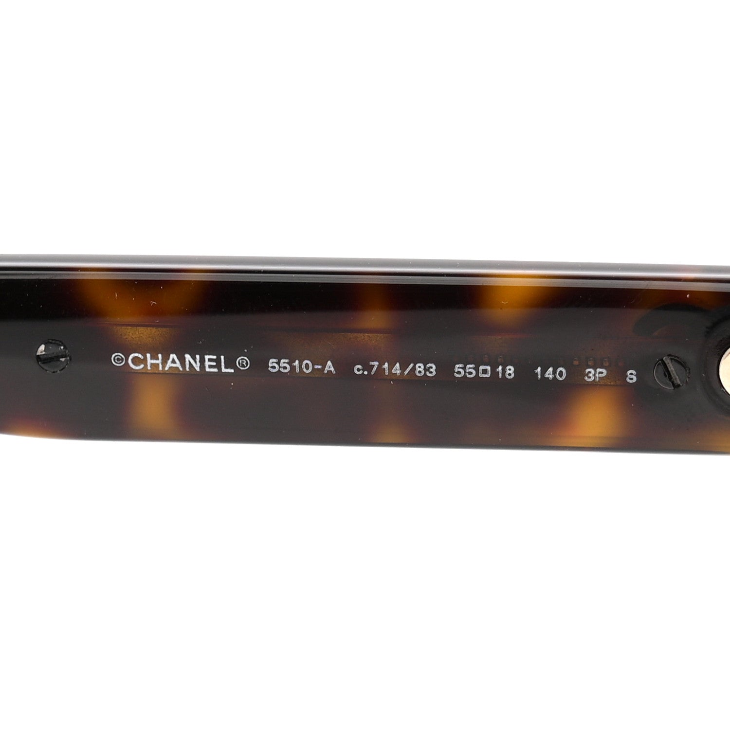 Chanel Acetate Polarized CC Butterfly Sunglasses 5510-A Dark Tortoise 5 of 8