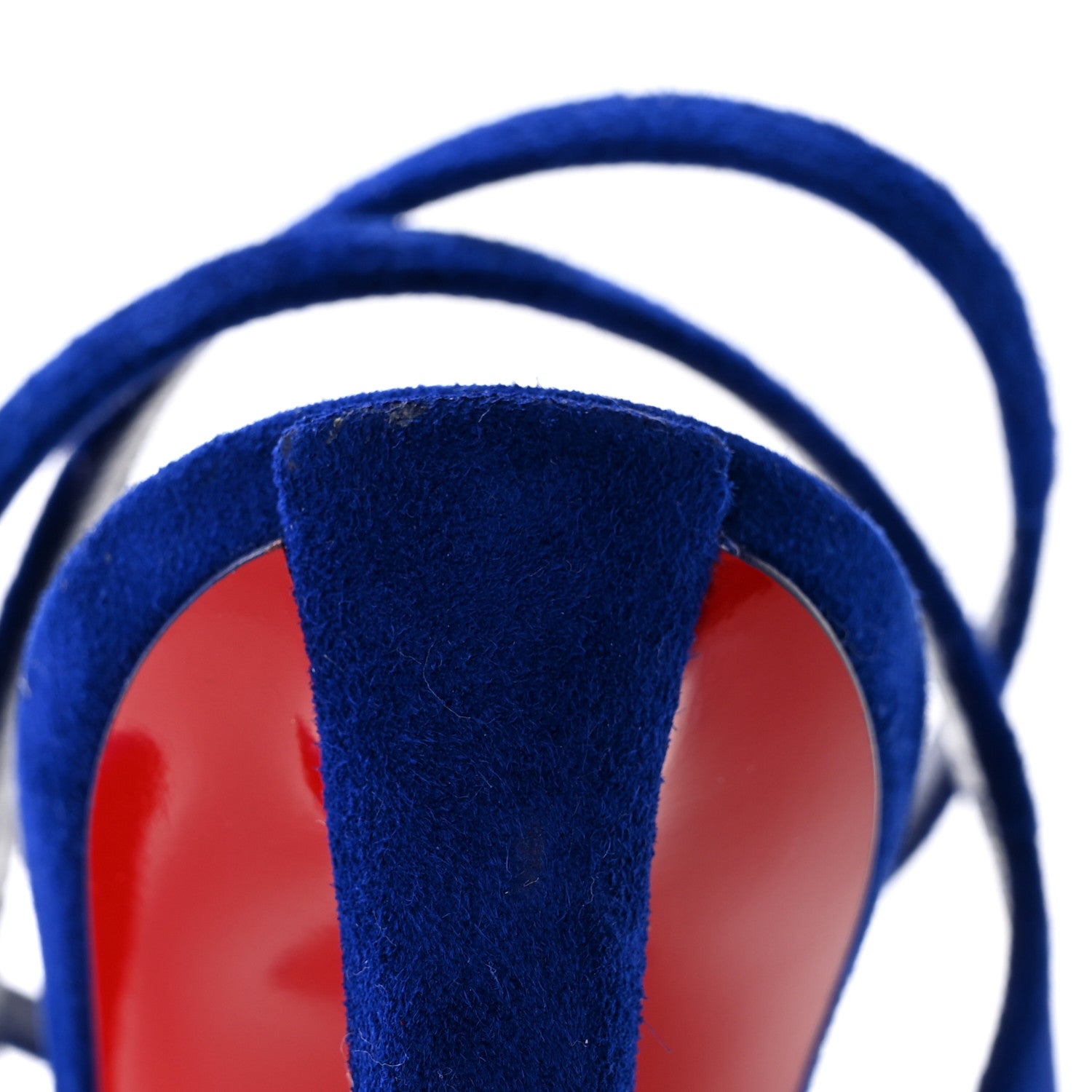 Christian Louboutin Veau Velours Condora Strap 100 Pumps 36.5 Galactiqueen 10 of 11