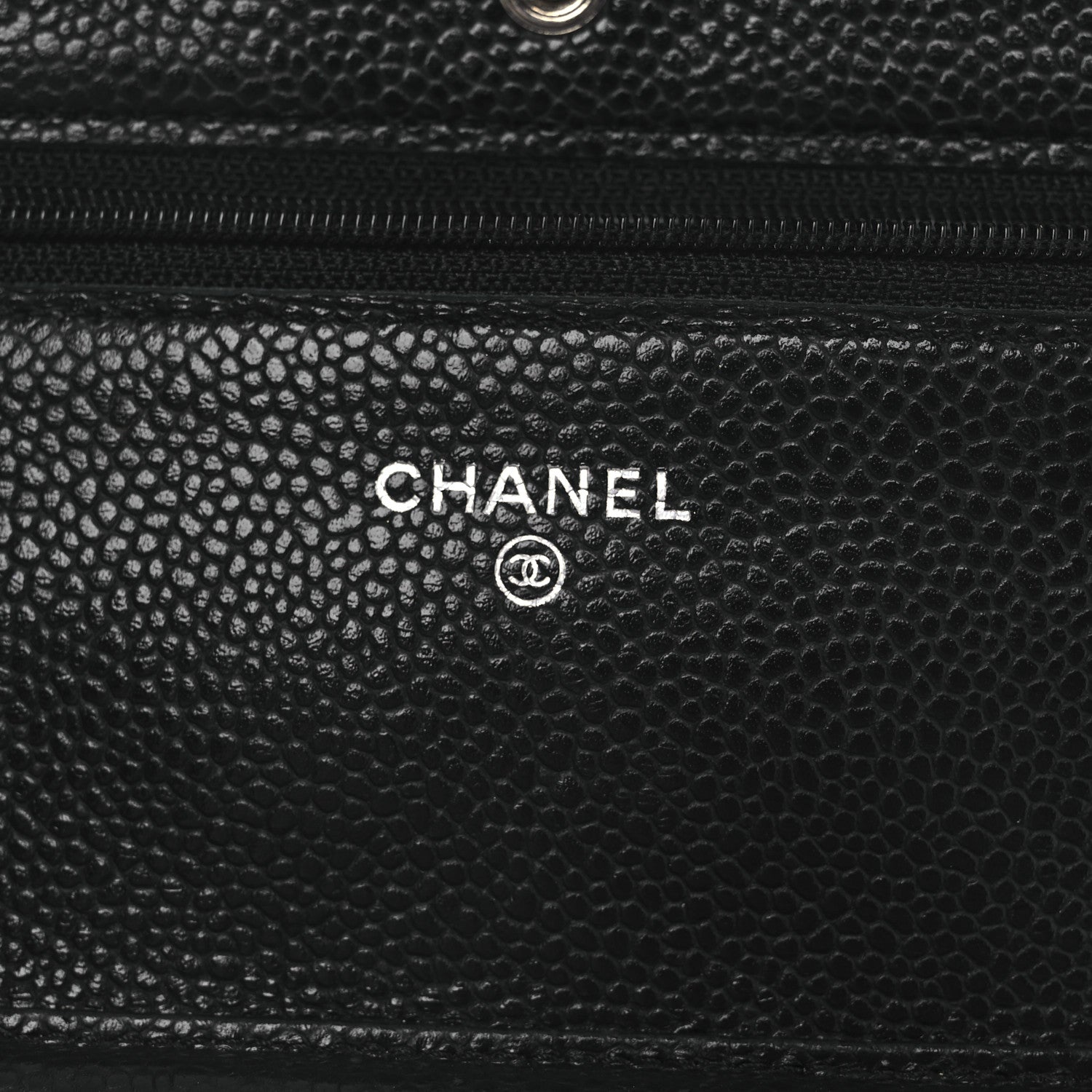 Chanel Caviar Quilted Wallet On Chain WOC Black 6 of 15