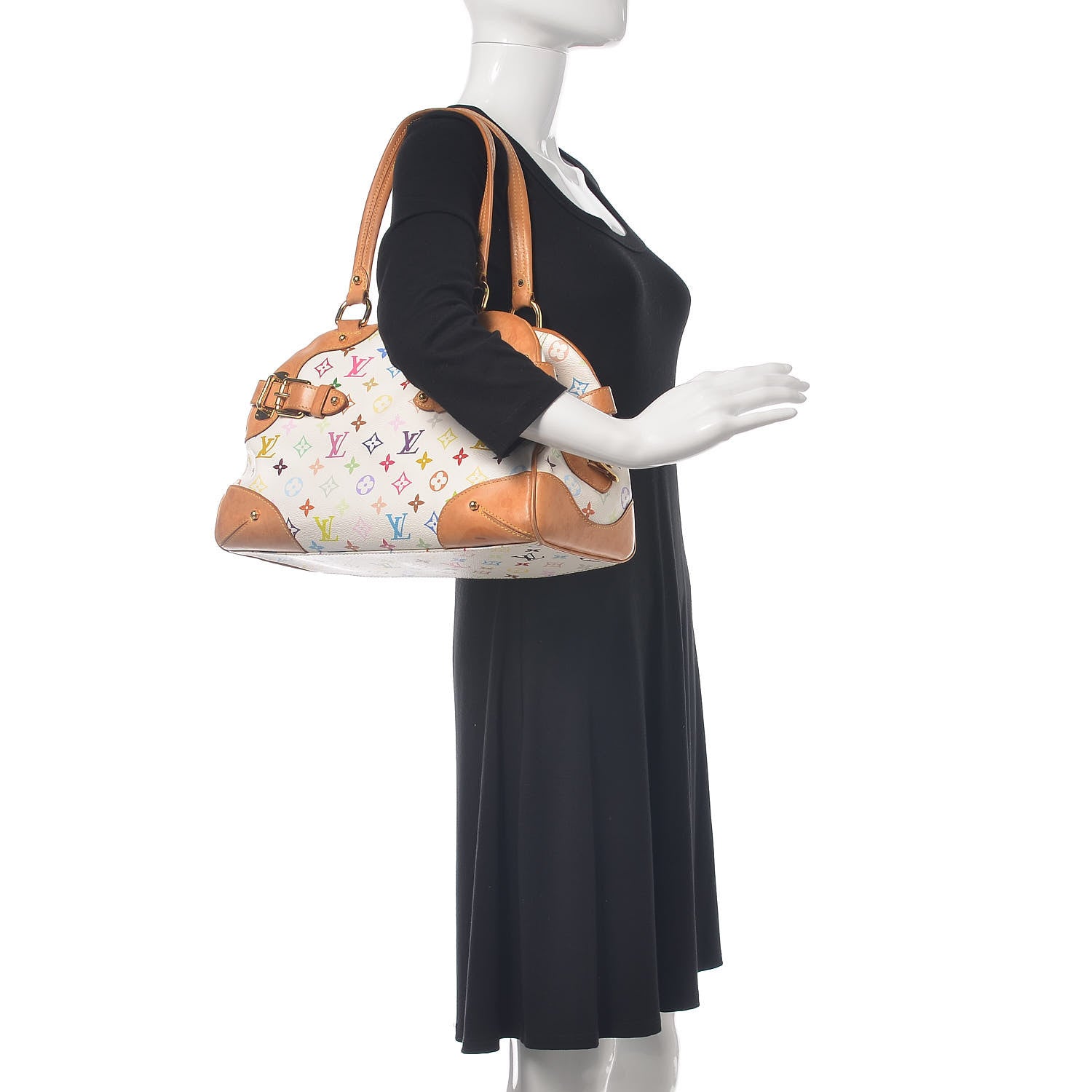 Louis Vuitton Monogram Multicolor Claudia White 2 of 14