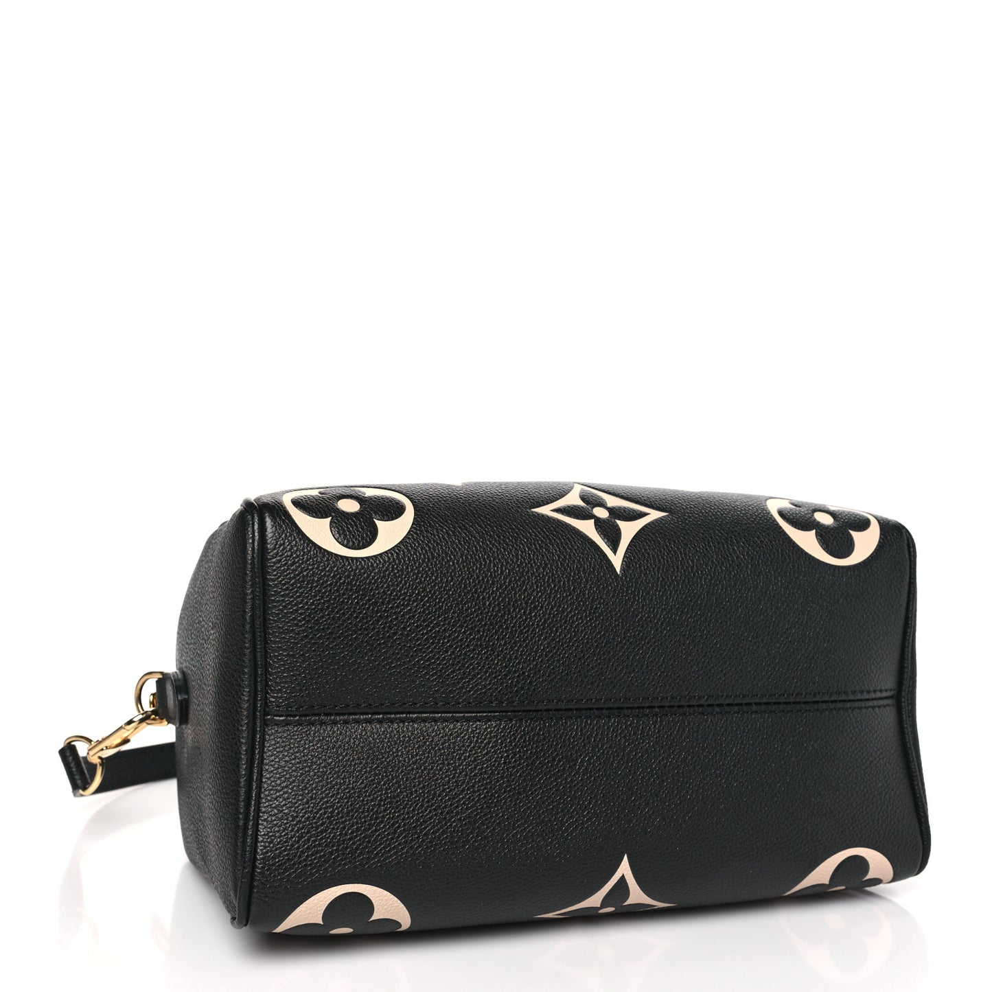 Empreinte Monogram Giant Speedy Bandouliere 25 Black Beige