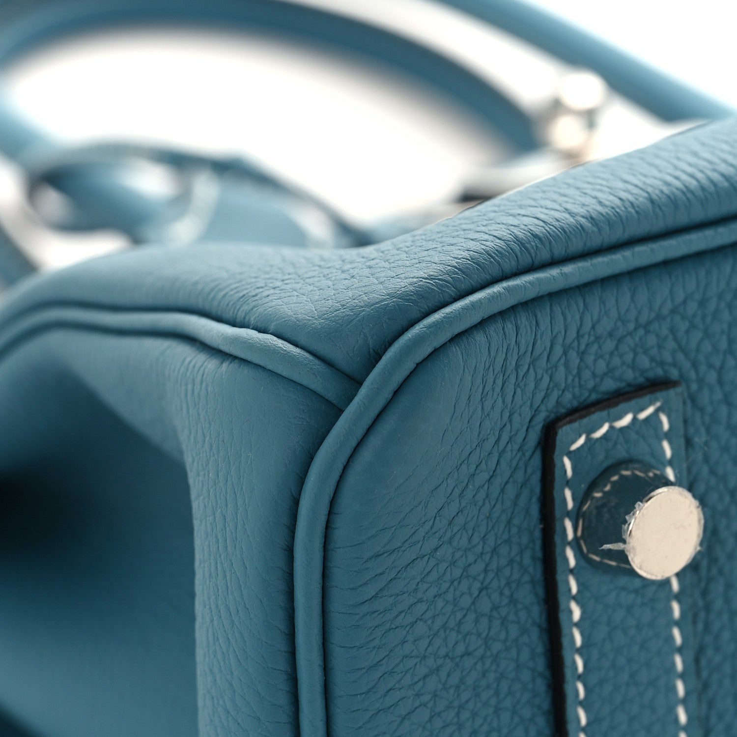 Hermes Togo Birkin 30 New Bleu Jean 8 of 11