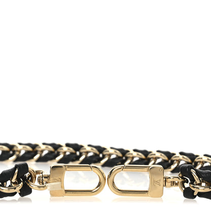 Louis Vuitton Calfskin Multi Pochette Chain Shoulder Strap Black Gold 3 of 4