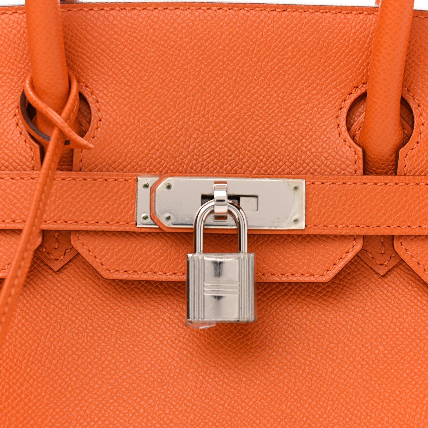 Epsom Birkin 30 Orange