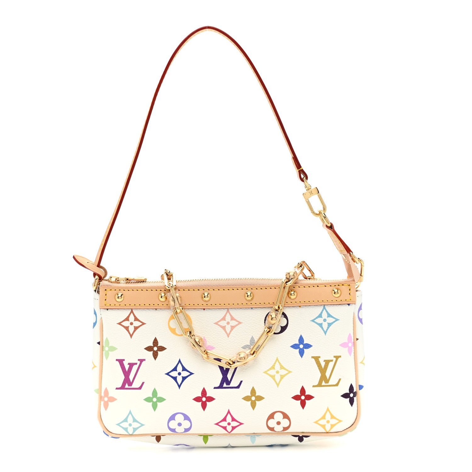 Louis Vuitton LV X TM Monogram Multicolor Pochette Accessories White 1 of 10
