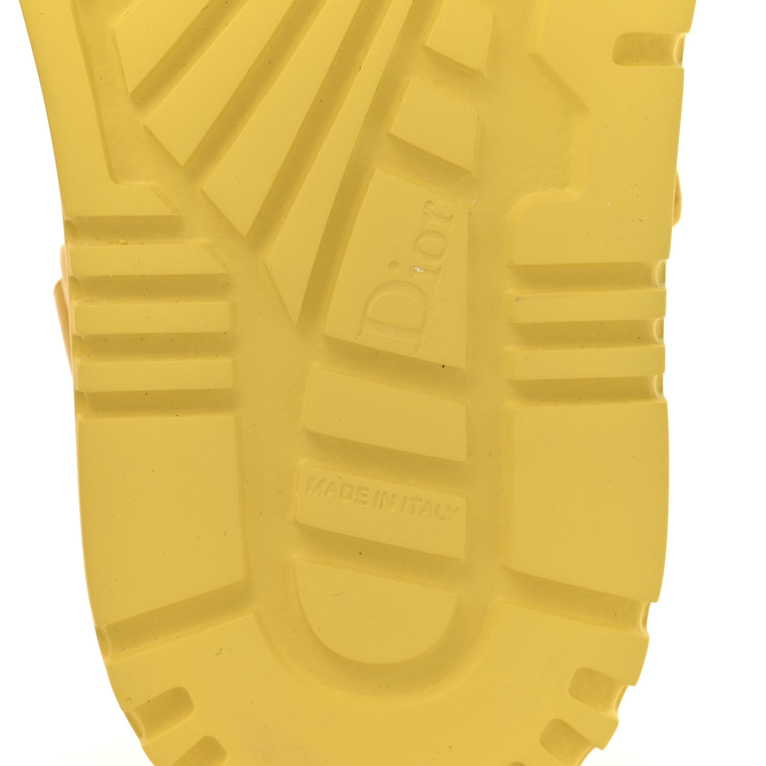 Christian Dior Lambskin Dioract 10mm Sandals 35 Yellow Guadalupe 14 of 18