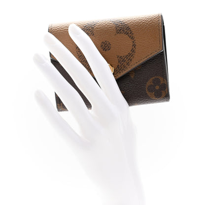 Louis Vuitton Reverse Monogram Giant Zoe Wallet 2 of 8