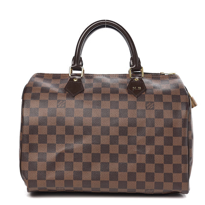 Louis Vuitton Damier Ebene Speedy 30 1 of 9