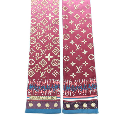Louis Vuitton Silk Monogram Map Bandeau 3 of 4