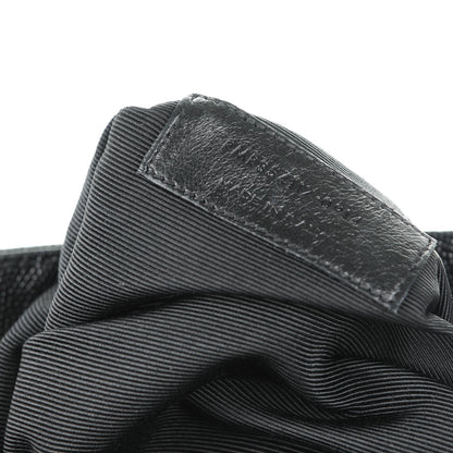Saint Laurent Grain De Poudre Matelasse Chevron Monogram Shopping Bag Black 7 of 7