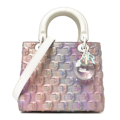 Christian Dior X DAISUKE OHBA Iridescent Calfskin Medium Lady Dior Art Pastel Multicolor 1 of 9