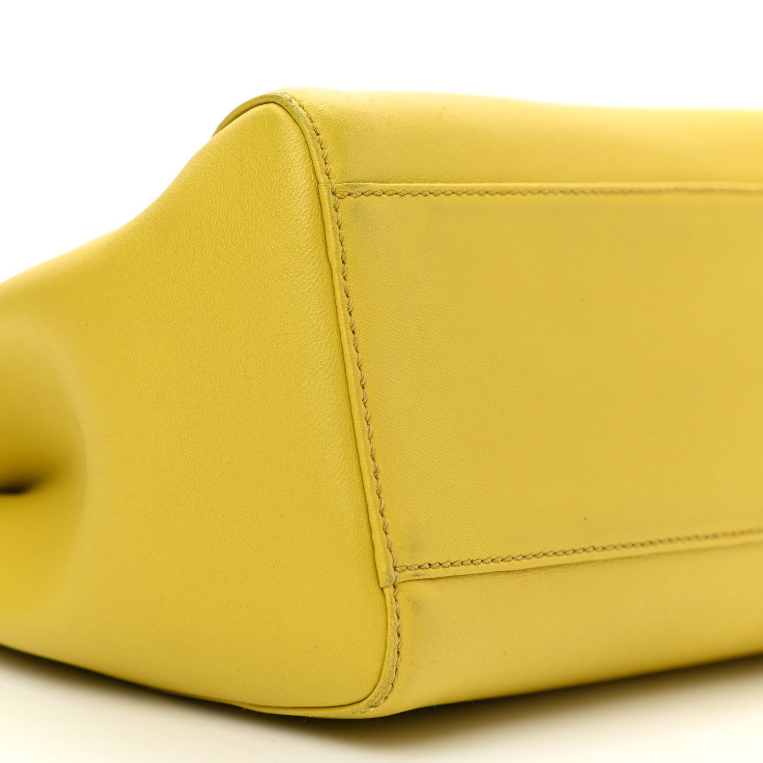 Fendi Nappa Mini Peekaboo Iconic Satchel Lime 10 of 11
