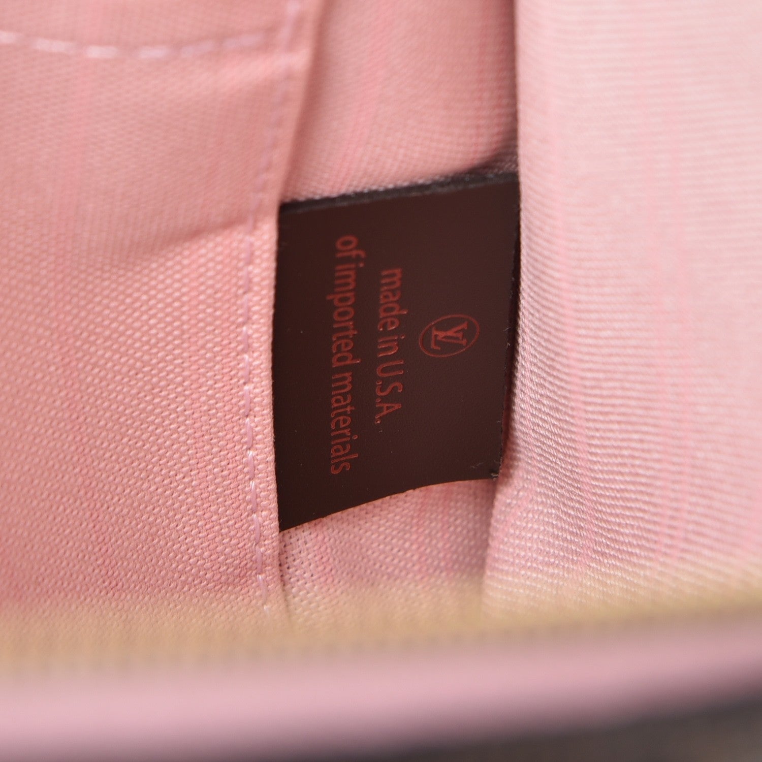Louis Vuitton Damier Ebene Neverfull MM GM Pochette Rose Ballerine 7 of 8