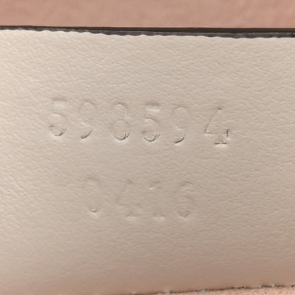 Gucci Calfskin Matelasse Mini GG Marmont Round Backpack White 7 of 10