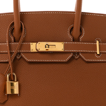 Hermes Togo Birkin 30 Gold 8 of 11