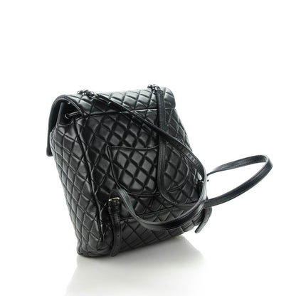 Chanel Lambskin Quilted Large Urban Spirit Backpack Black 3 of 8