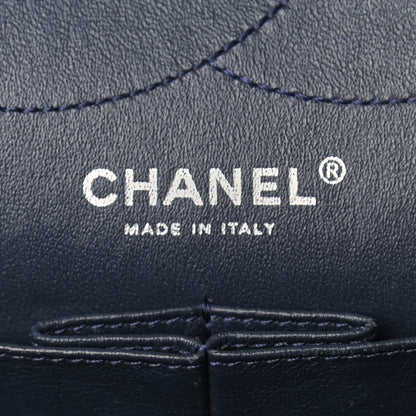 Chanel Patent Quilted 2.55 Reissue 227 Flap Dark Blue 6 of 16