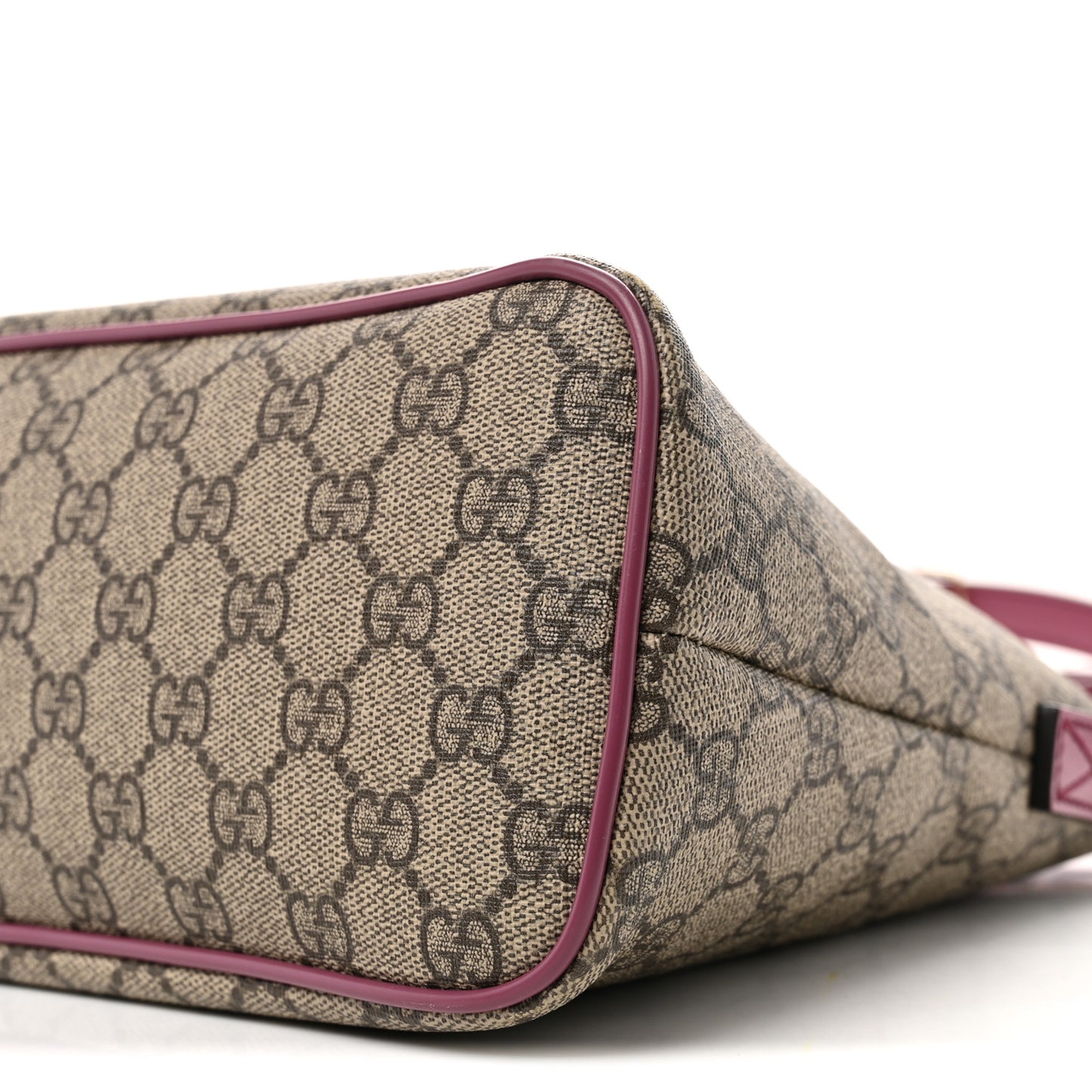 GG Supreme Monogram Small Zippered Tote Beige New Rosette