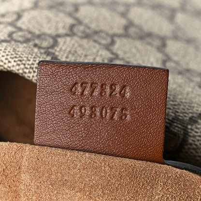 Gucci GG Supreme Monogram Large Linea A Hobo Light Brown 7 of 12